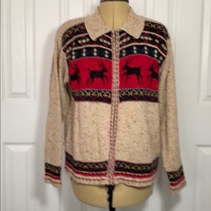 Karen Scott Zippered Sweater